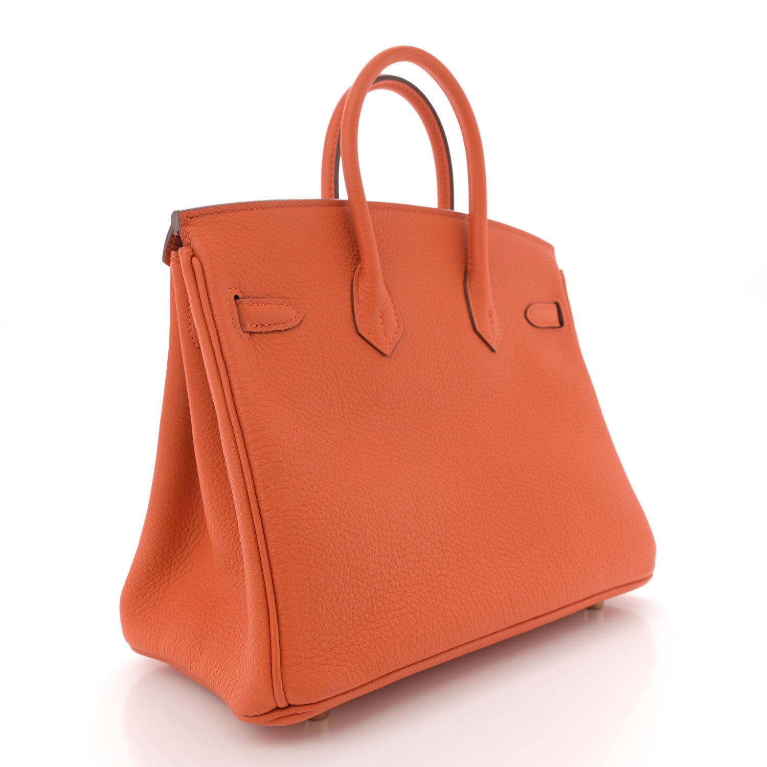 Hermes Togo Birkin 25 Orange 3 of 11