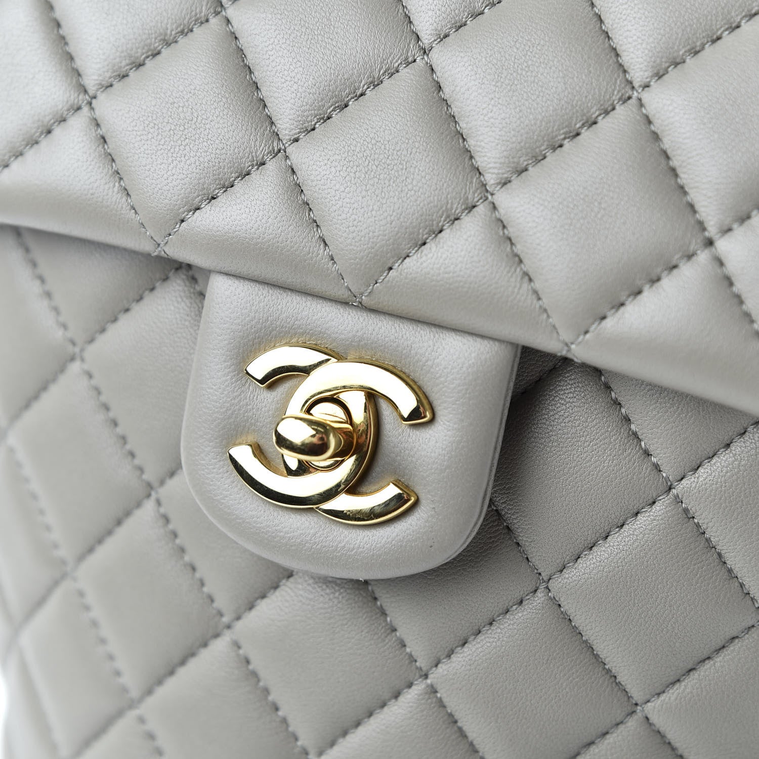 Chanel Calfskin Quilted Mini Urban Spirit Backpack Grey 7 of 9