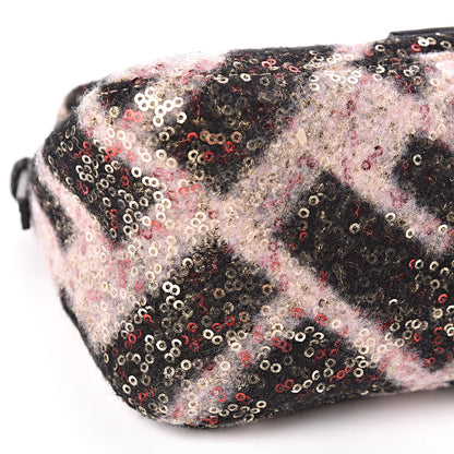 Fendi Wool Sequin Macro FF Diagonal Mini Mama Baguette 9 of 10