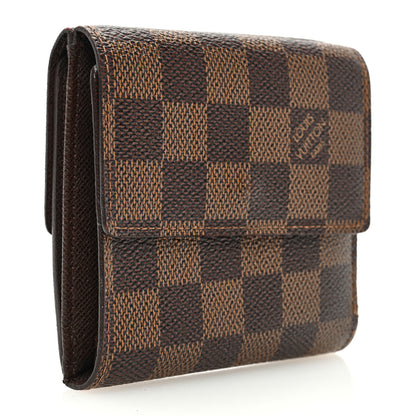 Louis Vuitton Damier Ebene Elise Wallet 3 of 7