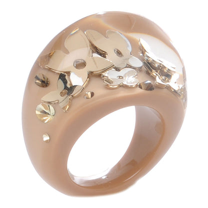 Louis Vuitton Swarovski Crystal Inclusion Ring 6.5 Beige 5 of 5
