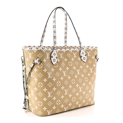 Louis Vuitton Monogram Giant Neverfull MM Kaki 3 of 9