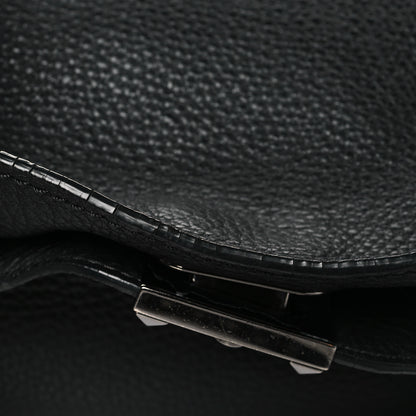 Valentino Garavani Grained Calfskin Onyx Medium Rockstud Rolling Tote Black 11 of 11