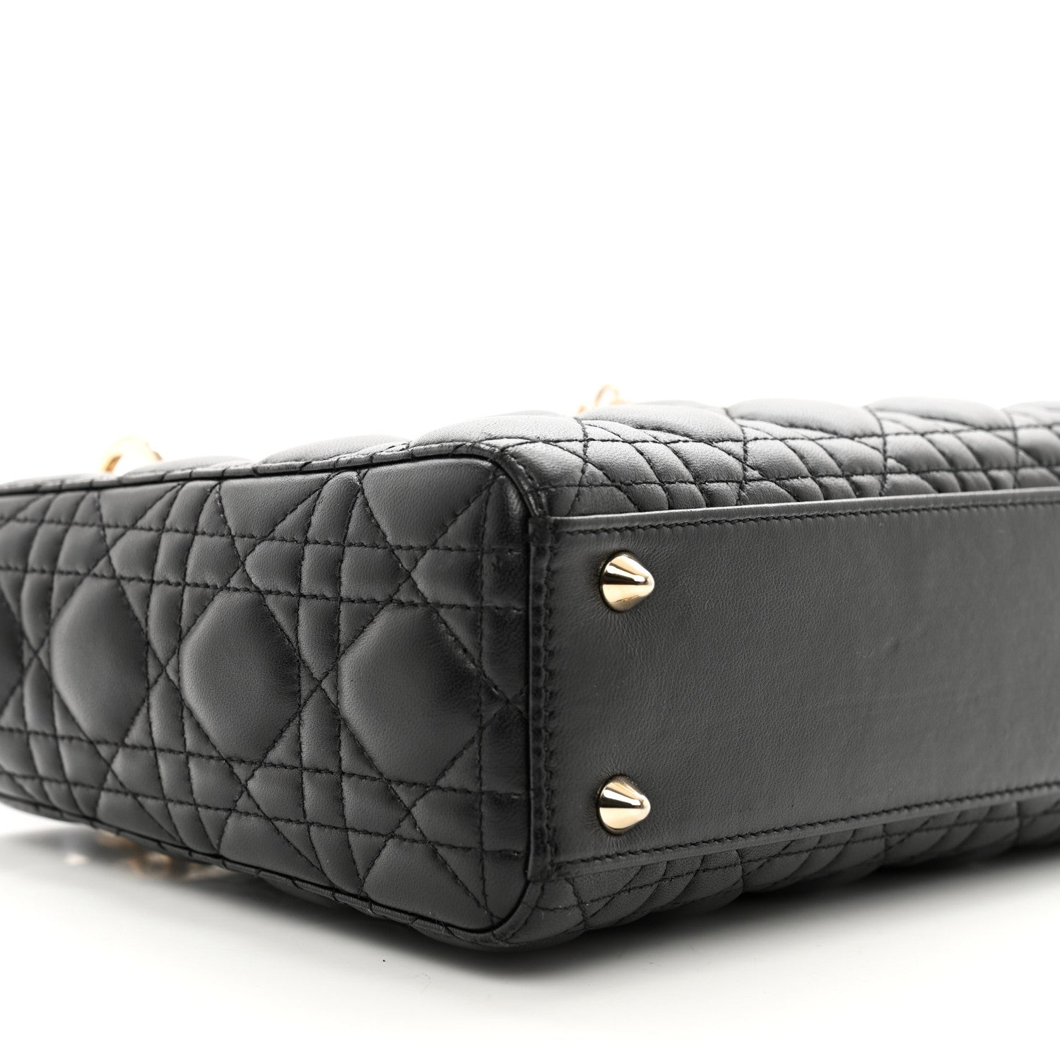 Christian Dior Lambskin Cannage Small My ABCDior Lady Dior Black 6 of 9