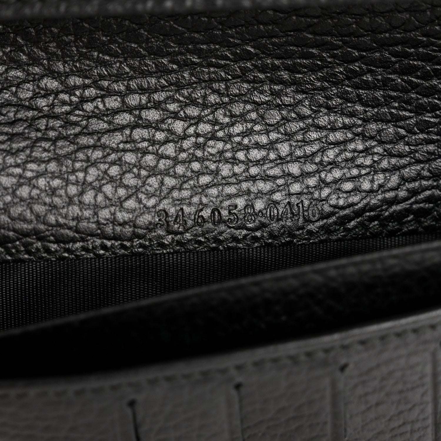 Gucci Nylon Monogram Continental Flap Wallet Black 7 of 8