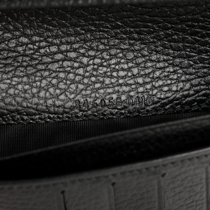 Gucci Nylon Monogram Continental Flap Wallet Black 7 of 8