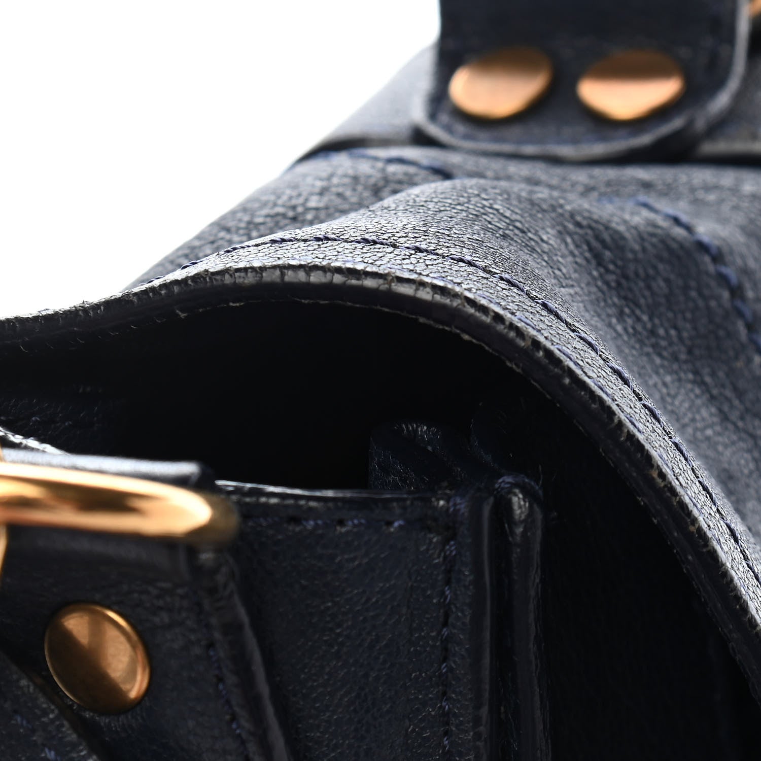 Proenza Schouler Lambskin Large PS1 Satchel Midnight 10 of 15