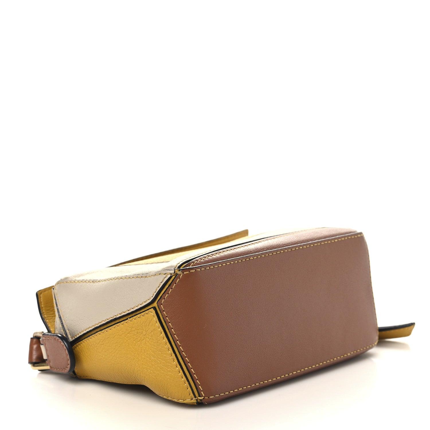 Loewe Calfskin Mini Puzzle Bag Mustard Tan 3 of 9
