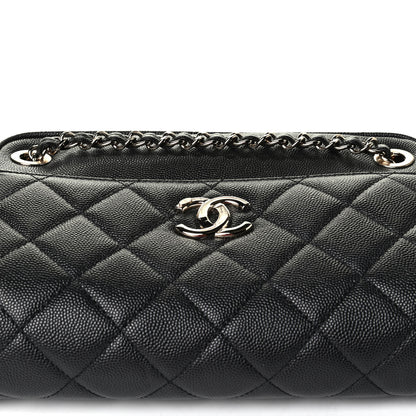 Chanel Caviar Quilted Small In & Out Camera Case Black 6 of 7