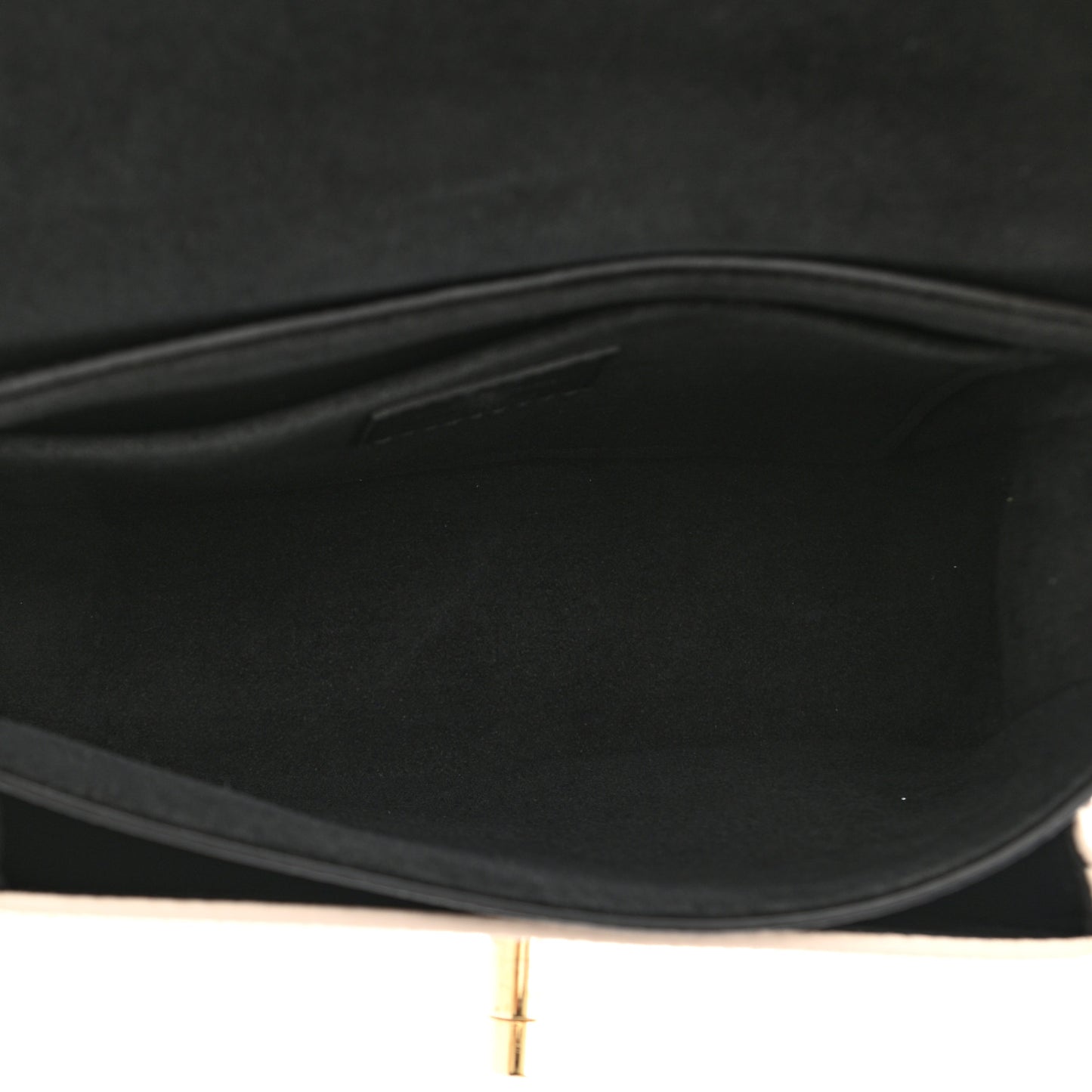 Grained Calfskin Lockme Tender Black
