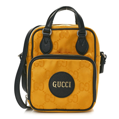 Gucci Econyl Nylon Monogram Off The Grid Shoulder Bag Crop Black 1 of 10