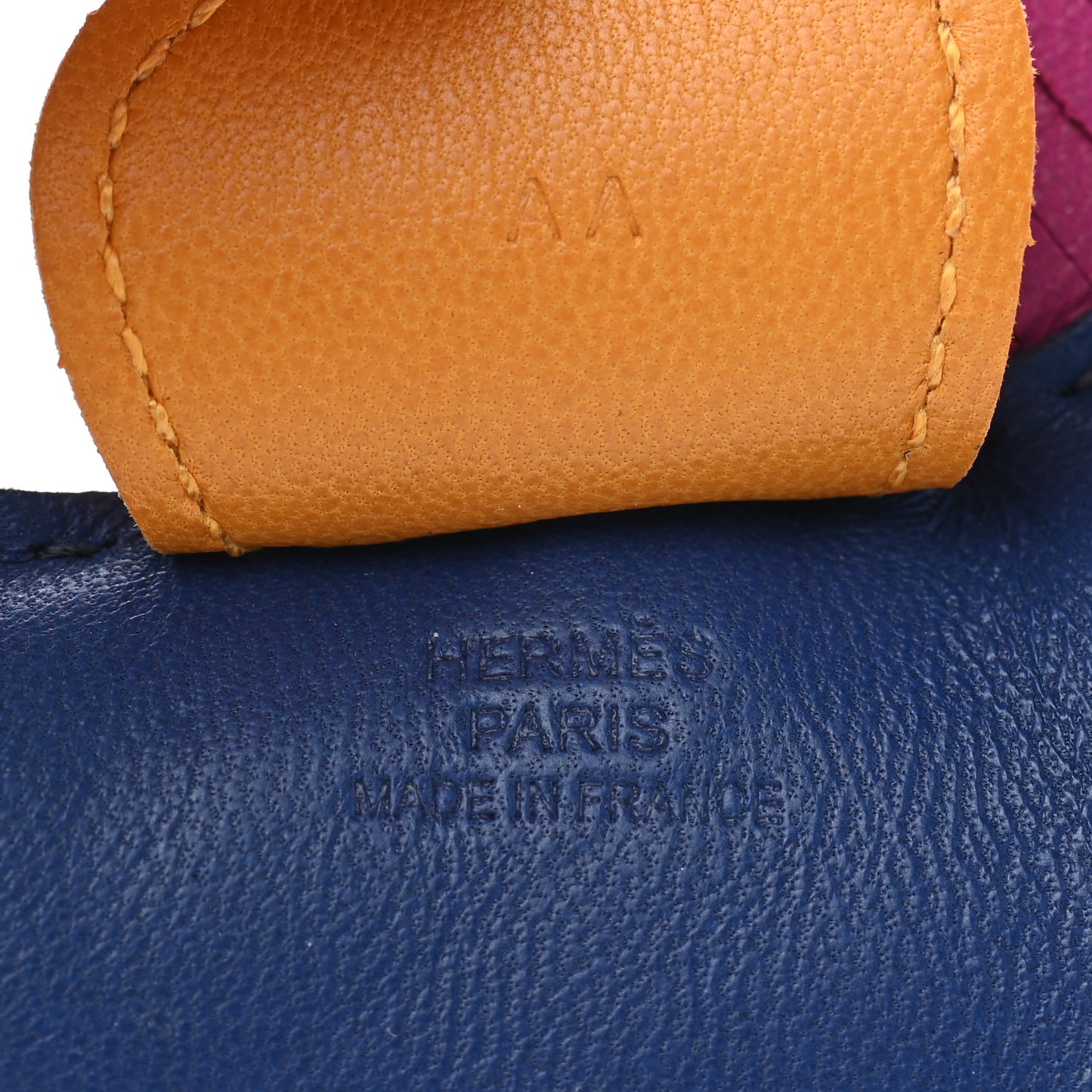 Milo Lambskin Grigri Rodeo Horse Bag Charm MM Bleu Saphir Rose Pourpre Naturel Bouton D'Or
