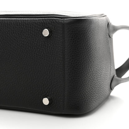 Hermes Taurillon Clemence Lindy 26 Black 10 of 12