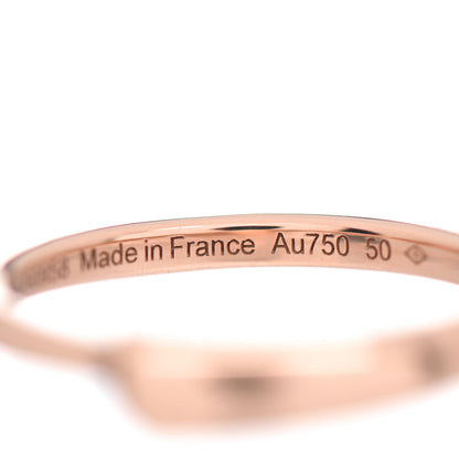 Hermes 18K Rose Gold Chaine d'Ancre Punk Ring 50 5.25 4 of 5