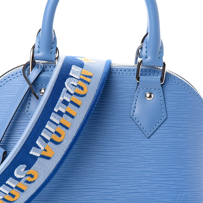 Louis Vuitton Epi Jacquard Alma BB Bleuet 6 of 9