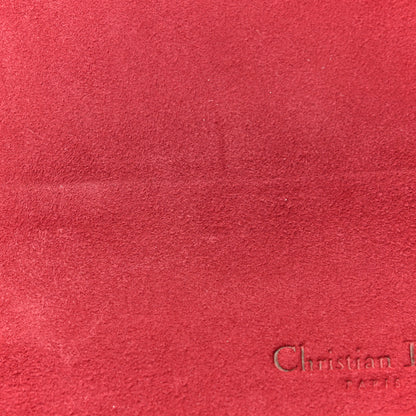 Christian Dior Ultra Matte Calfskin Cannage Lady Dior Clutch Cerise 12 of 17