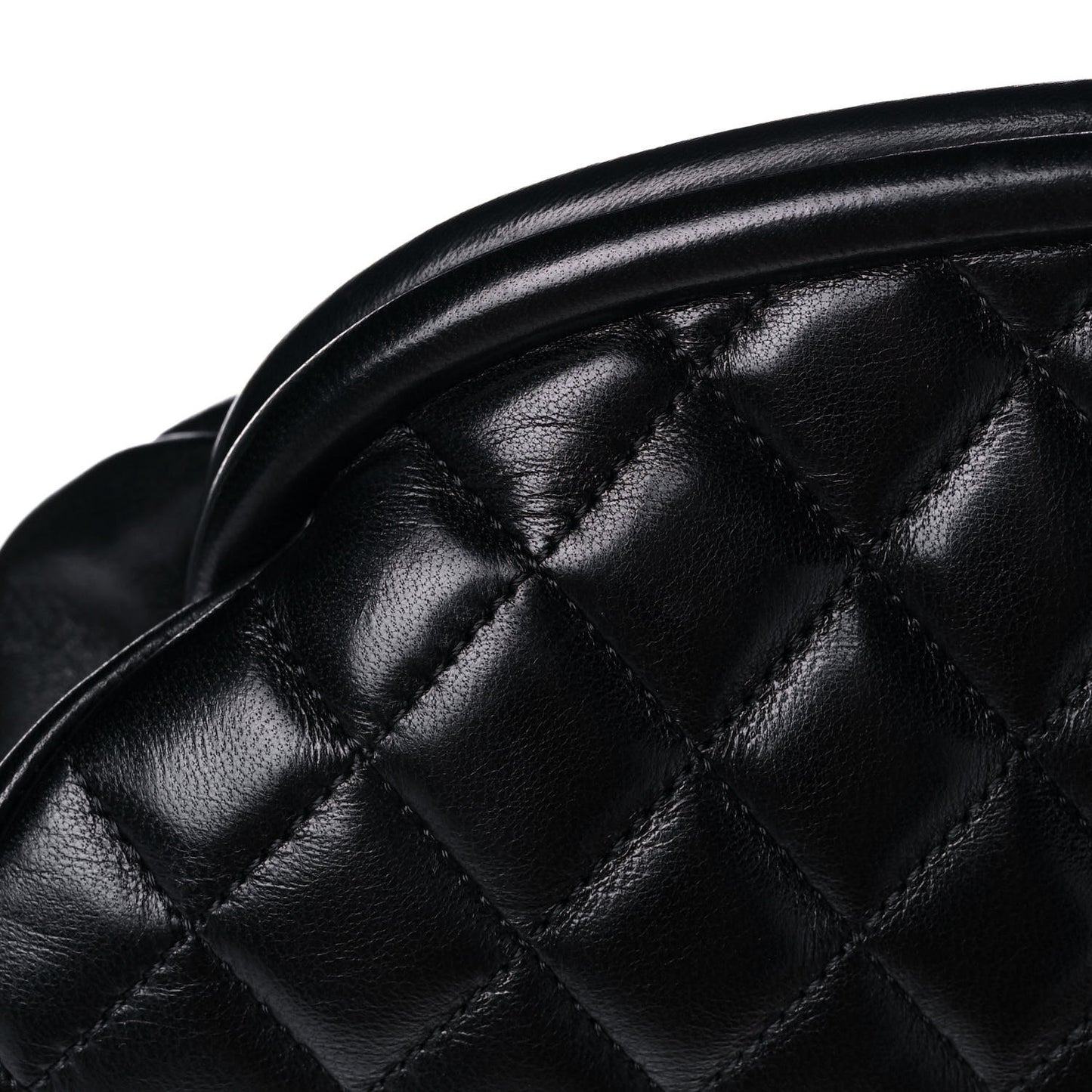 Lambskin Quilted Timeless Clutch Black