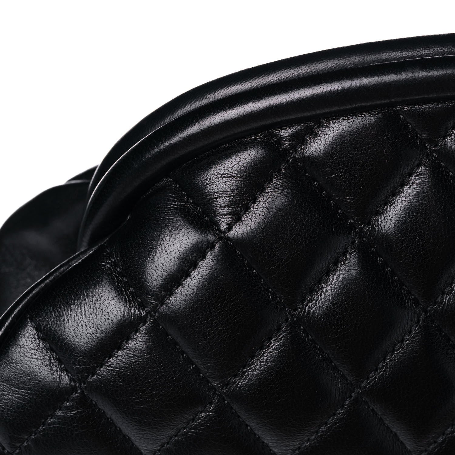 Chanel Lambskin Quilted Timeless Clutch Black 8 of 12