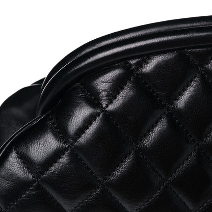 Chanel Lambskin Quilted Timeless Clutch Black 8 of 12