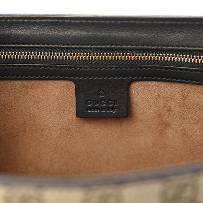 Gucci GG Supreme Monogram Calfskin Medium Padlock Shoulder Bag Beige Black Cuir 5 of 17