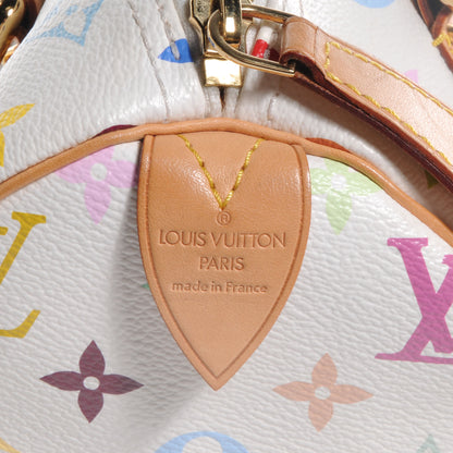 Louis Vuitton Monogram Multicolor Speedy 30 White 6 of 9
