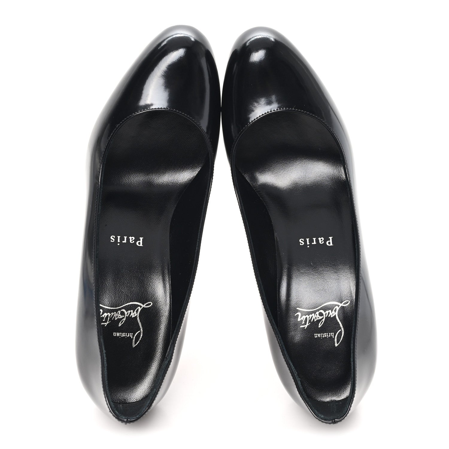 Christian Louboutin Calfskin Abrasivato Pumppie 85 Pumps 35.5 Black 2 of 9