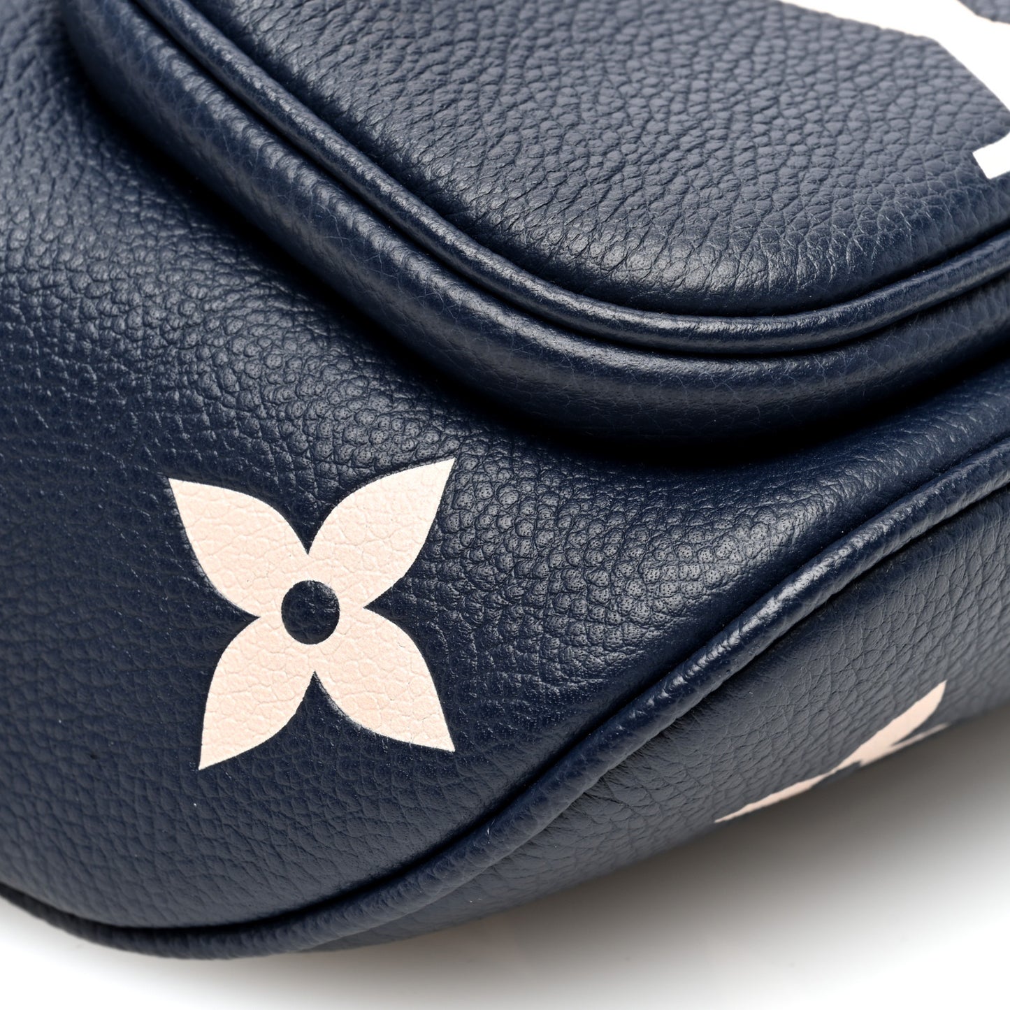 Empreinte Monogram Giant Mini By The Pool Bumbag Blue Beige