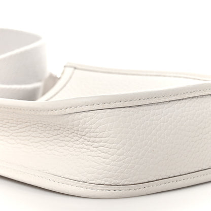 Hermes Taurillon Clemence Amazone Evelyne TPM New White 8 of 10