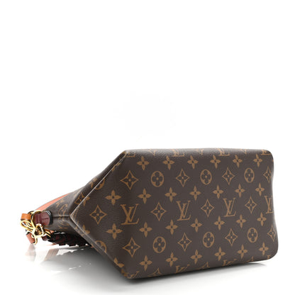 Louis Vuitton Monogram Beaubourg Hobo Mini Bordeaux Red Peach Safran Blue Jean Blue 5 of 10