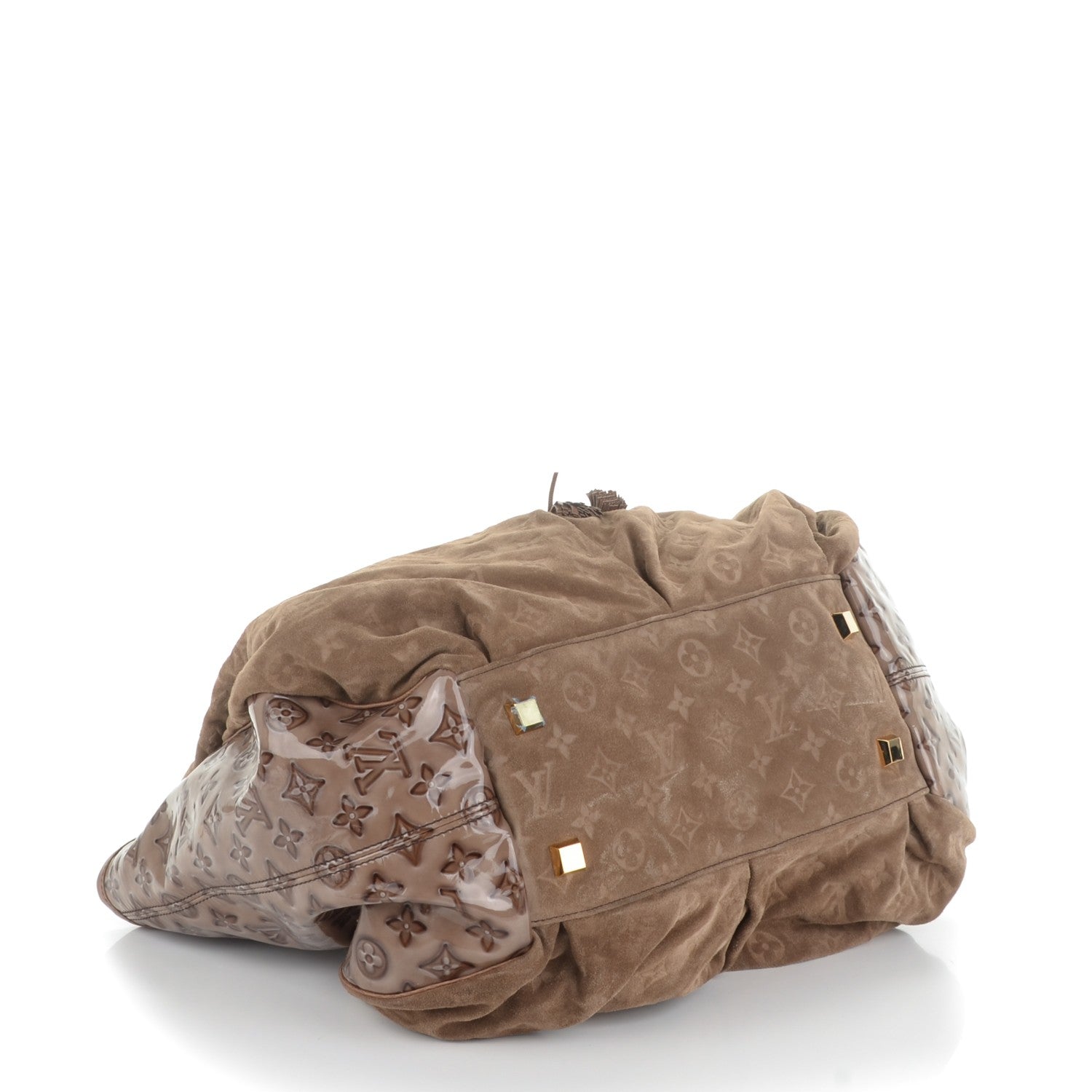 Louis Vuitton Suede Patent Monogram Irene Brown 4 of 7