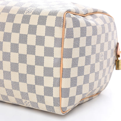 Louis Vuitton Damier Azur Speedy 30 8 of 13