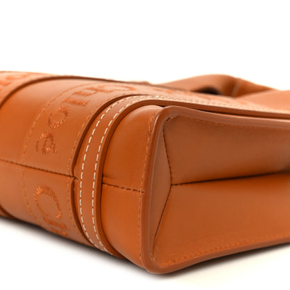 Chloe Calfskin Mini Woody Ribbon Tote Caramel 10 of 10
