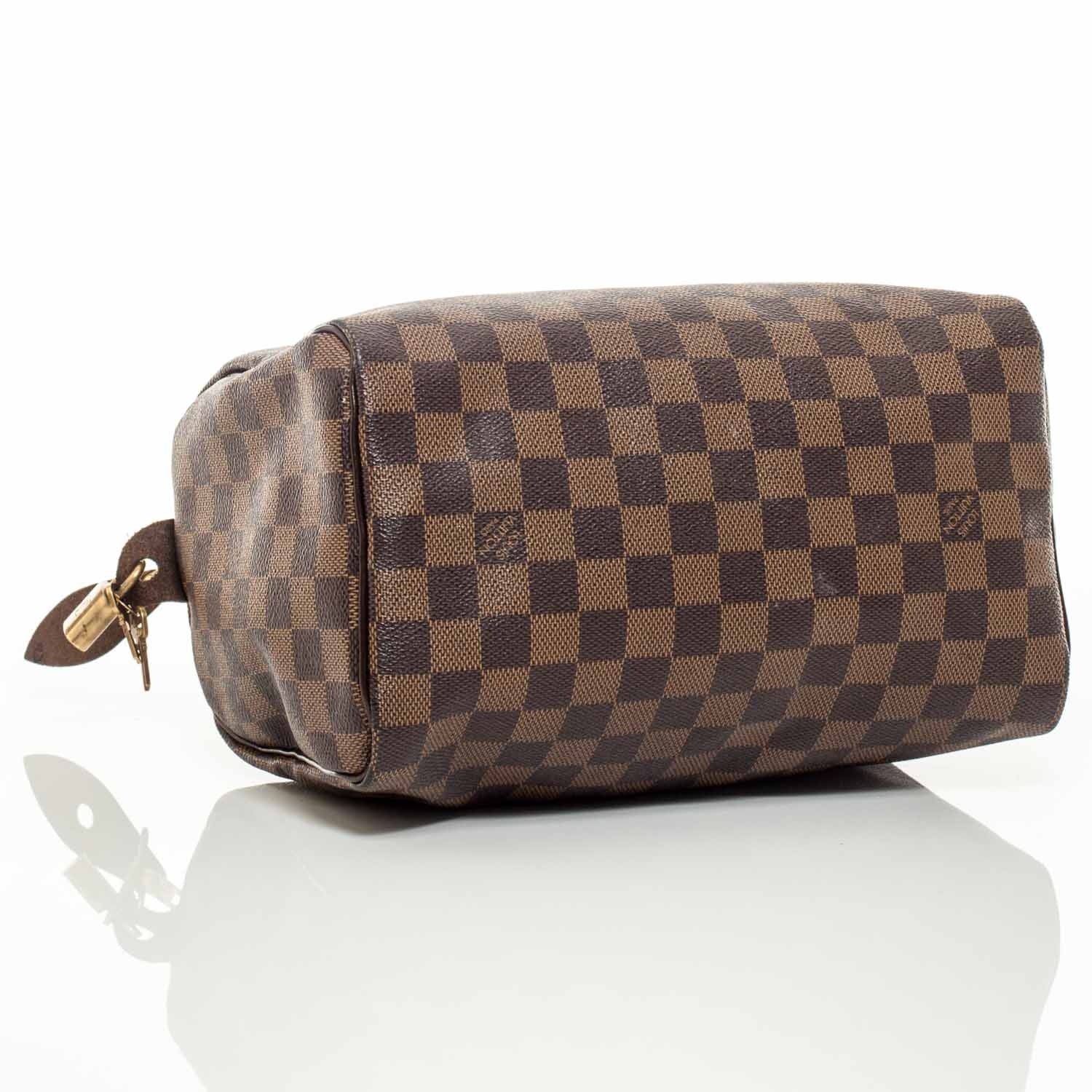 Louis Vuitton Damier Ebene Speedy 25 13 of 16