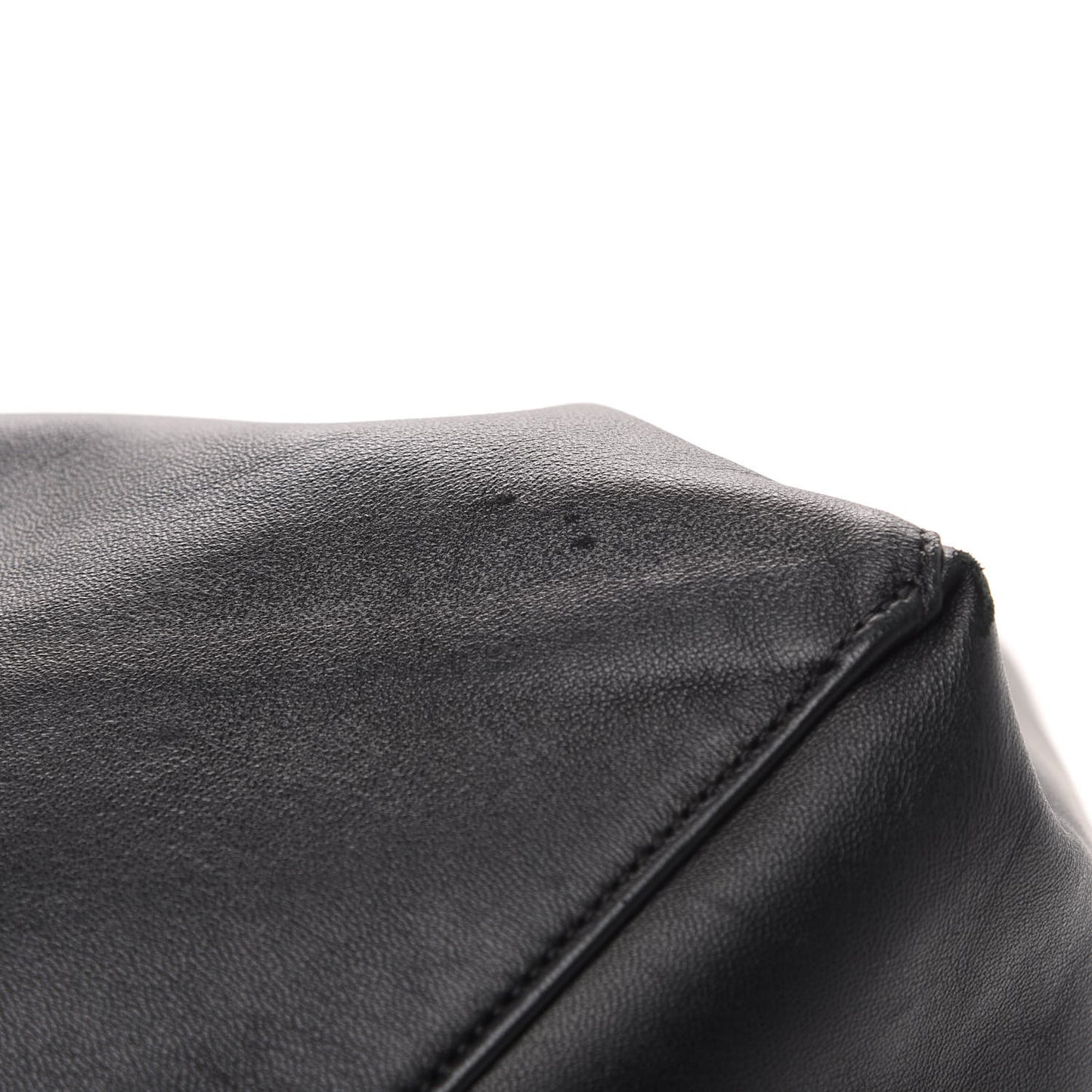 Lambskin Horizontal Cabas Black