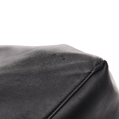Celine Lambskin Horizontal Cabas Black 9 of 12