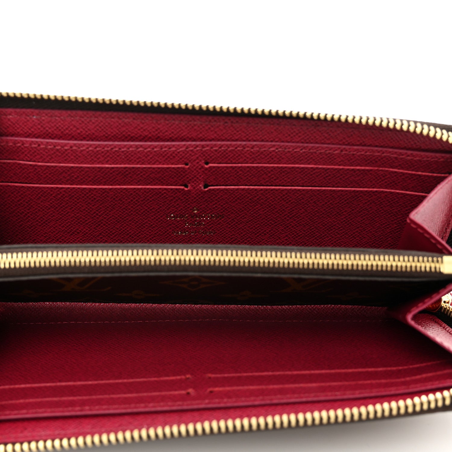 Louis Vuitton Monogram Clemence Wallet Fuchsia 5 of 6