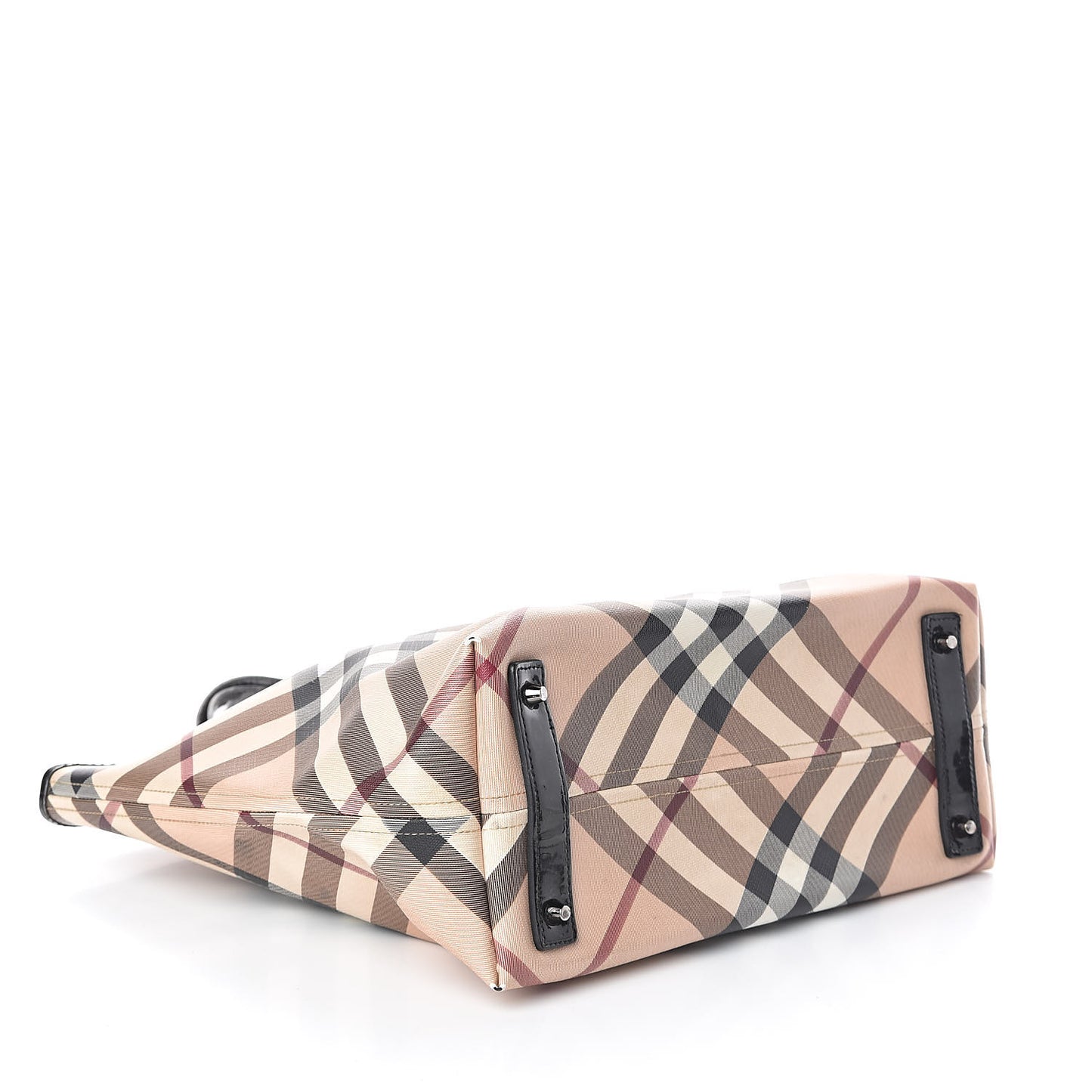 Nova Check Shopper Tote Black