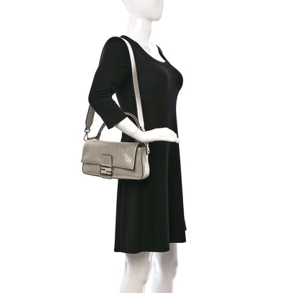 Fendi Metallic Lurex Crystal Re-Edition Baguette Gold 2 of 8