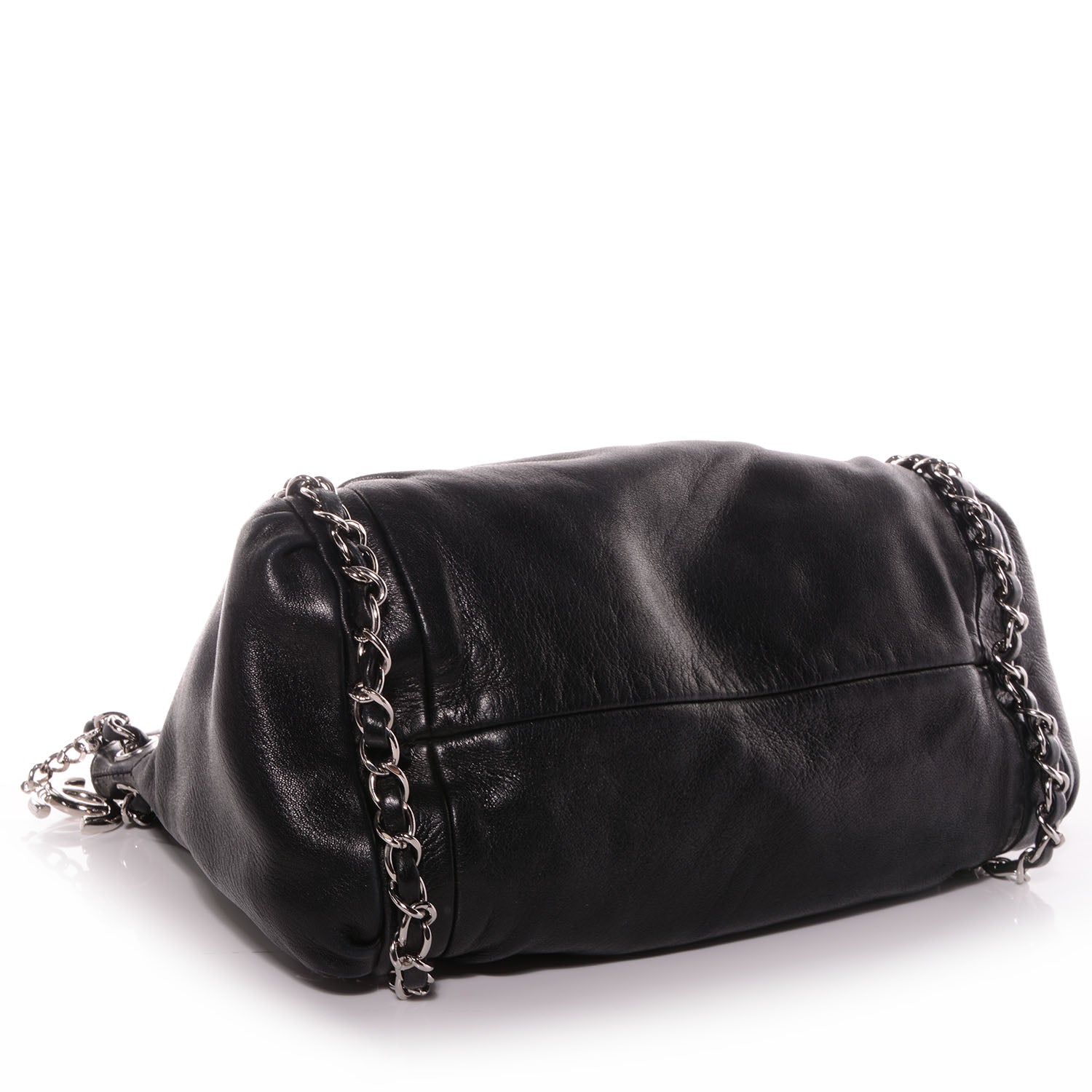 Chanel Lambskin Small Sharpei Shoulder Bag Black 4 of 7