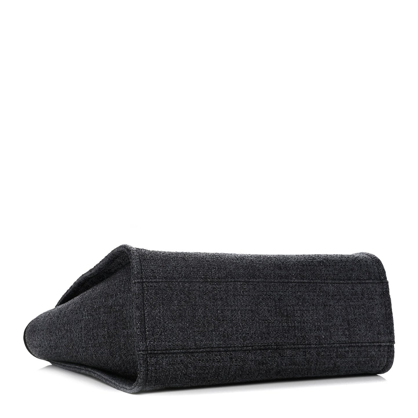 Lurex Boucle Small Deauville Tote Black