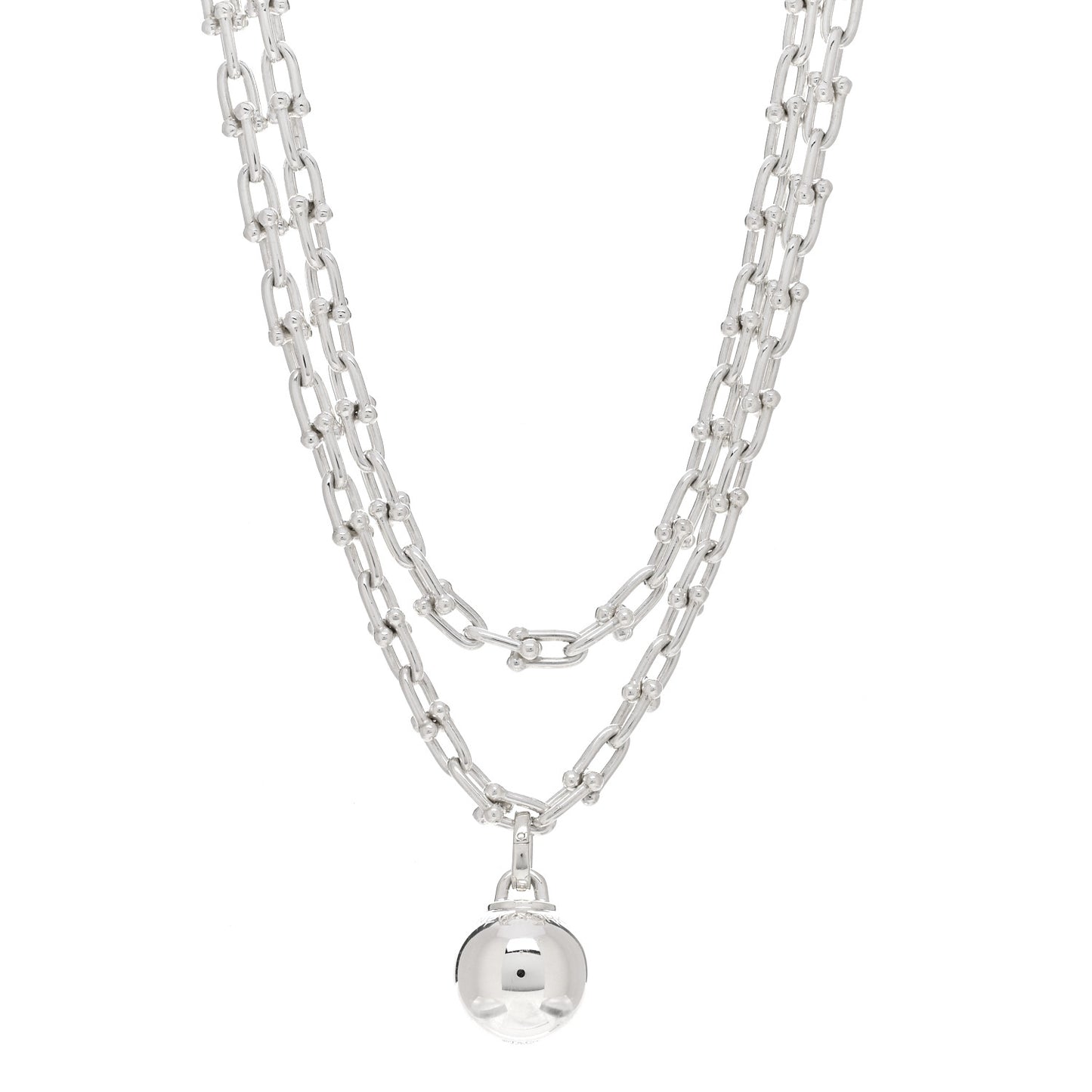 Sterling Silver HardWear Wrap Necklace