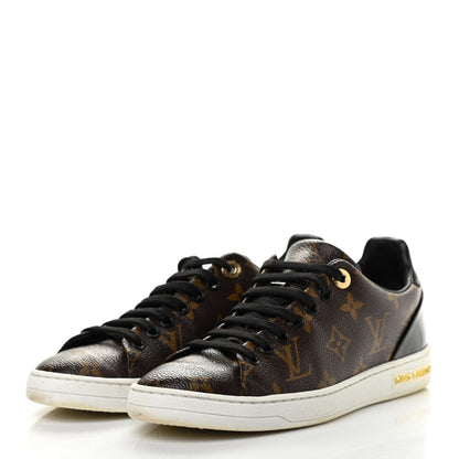 Louis Vuitton Patent Monogram Frontrow Sneakers 35.5 3 of 10