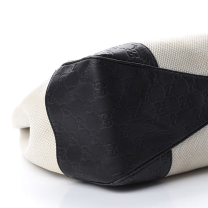 Gucci Canvas Guccissima Hobo Beige 6 of 12