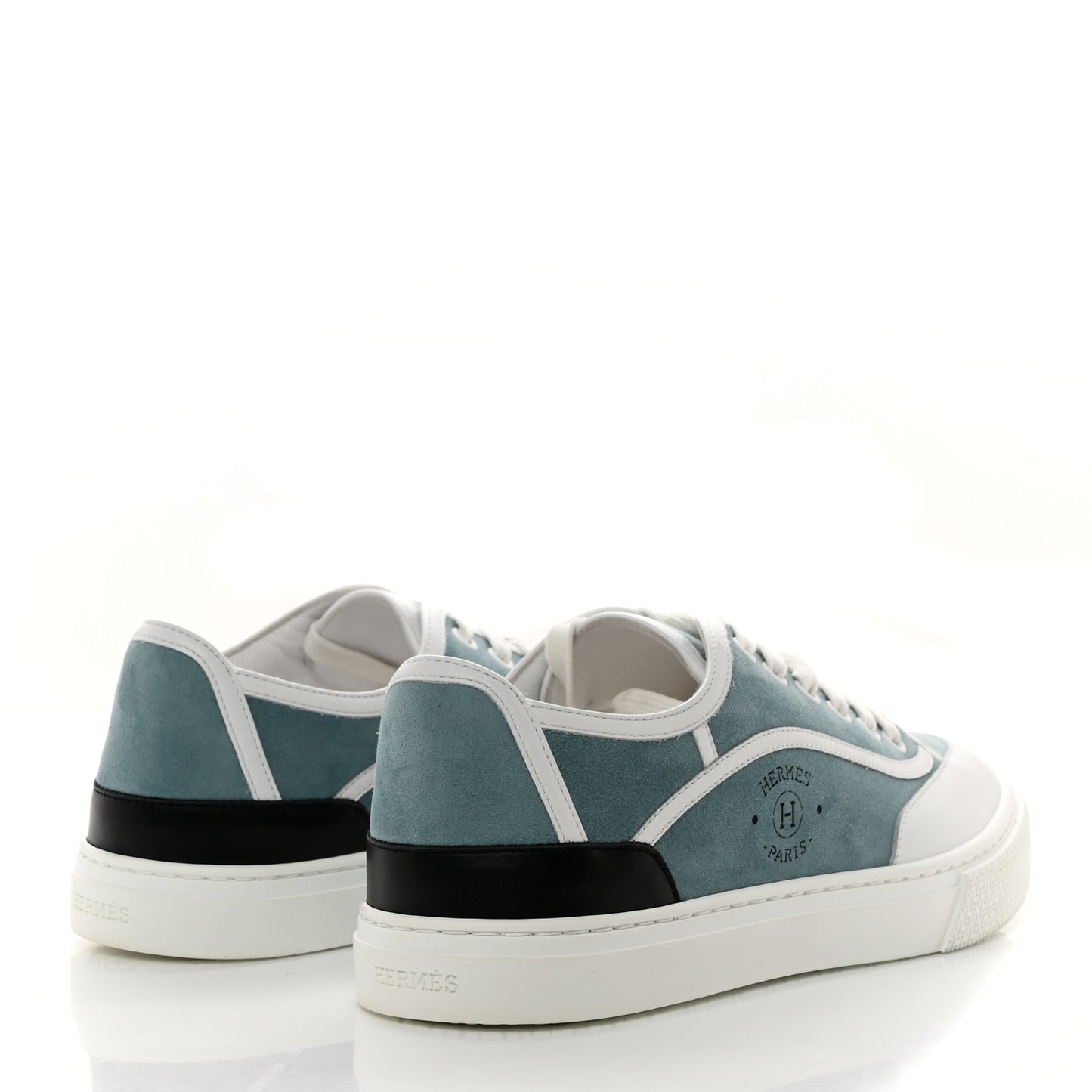 Suede Get Sneakers 39.5 Vert D'eau White