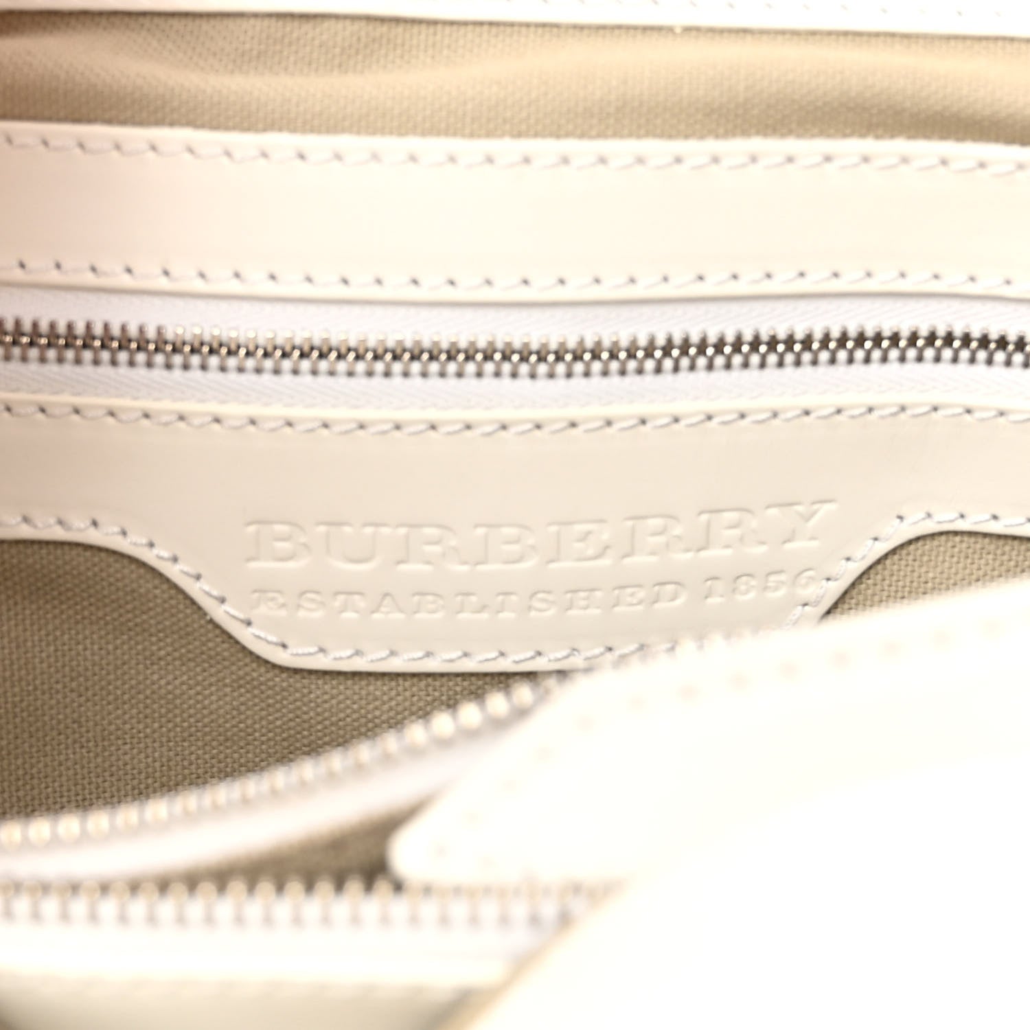 Burberry Canvas Mega Nova Check Shoulder Bag Pale Beige 6 of 11