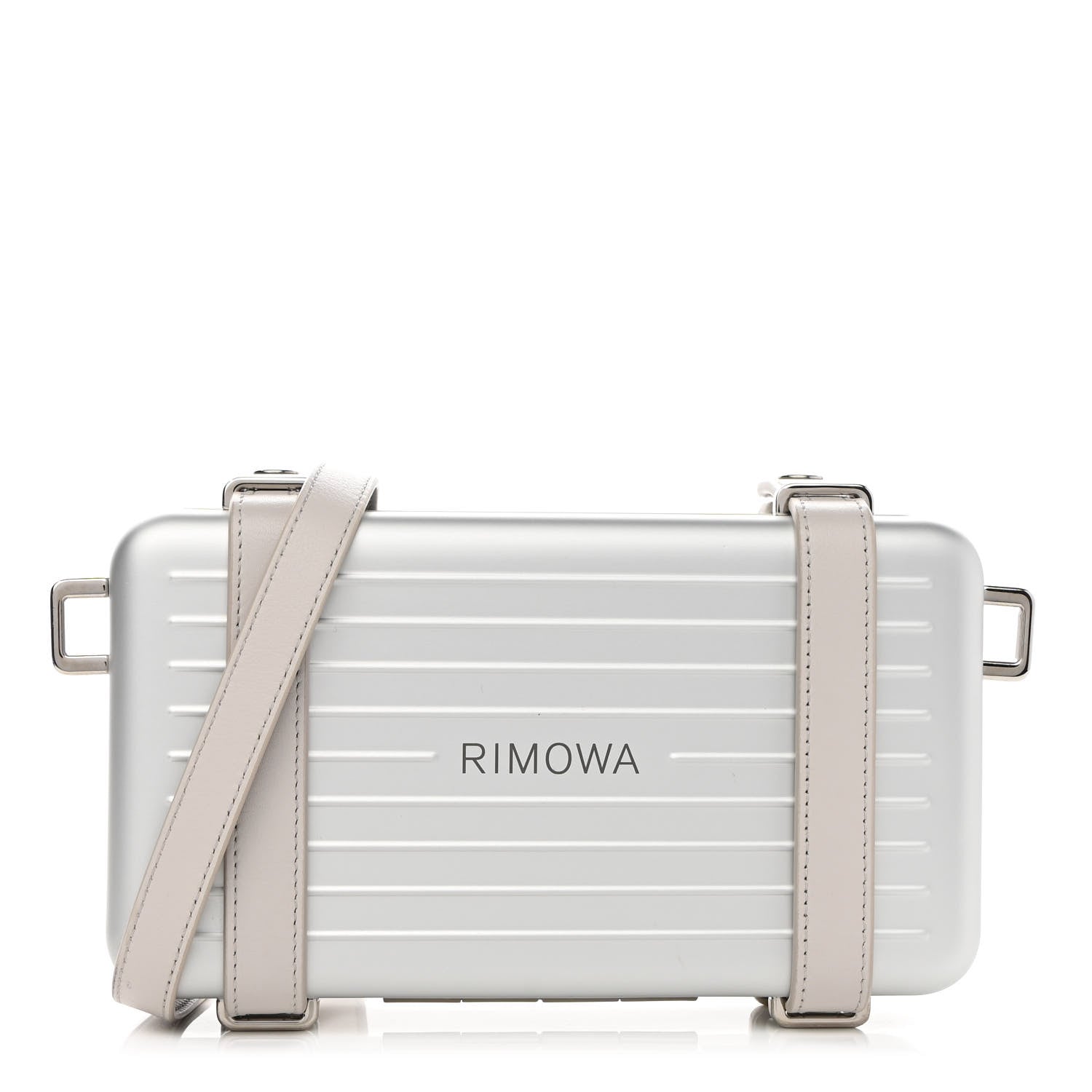 Christian Dior X RIMOWA Aluminum Personal Clutch On Strap Silver 1 of 13