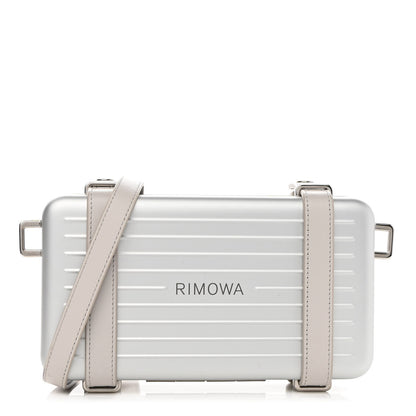 Christian Dior X RIMOWA Aluminum Personal Clutch On Strap Silver 1 of 13