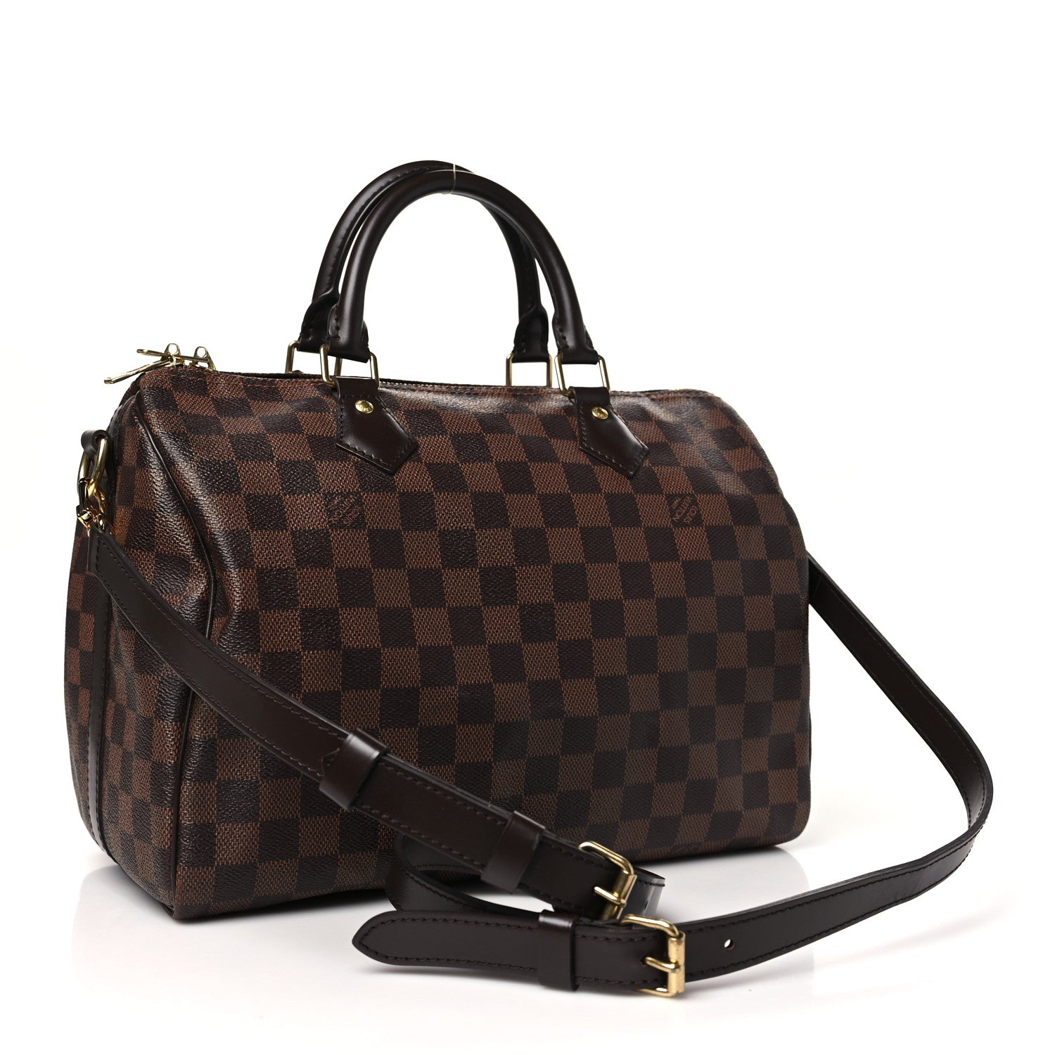 Louis Vuitton Damier Ebene Speedy Bandouliere 30 3 of 11