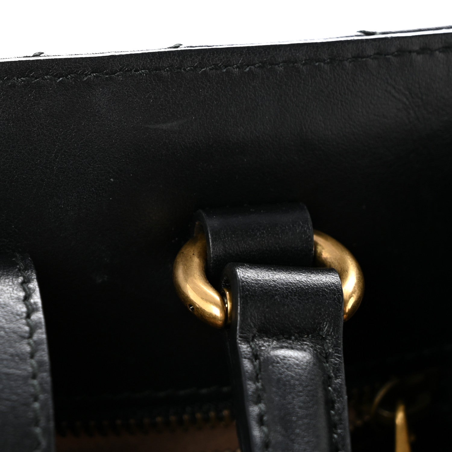 Gucci Calfskin Matelasse Small GG Marmont Tote Black 11 of 14