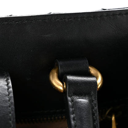 Gucci Calfskin Matelasse Small GG Marmont Tote Black 11 of 14